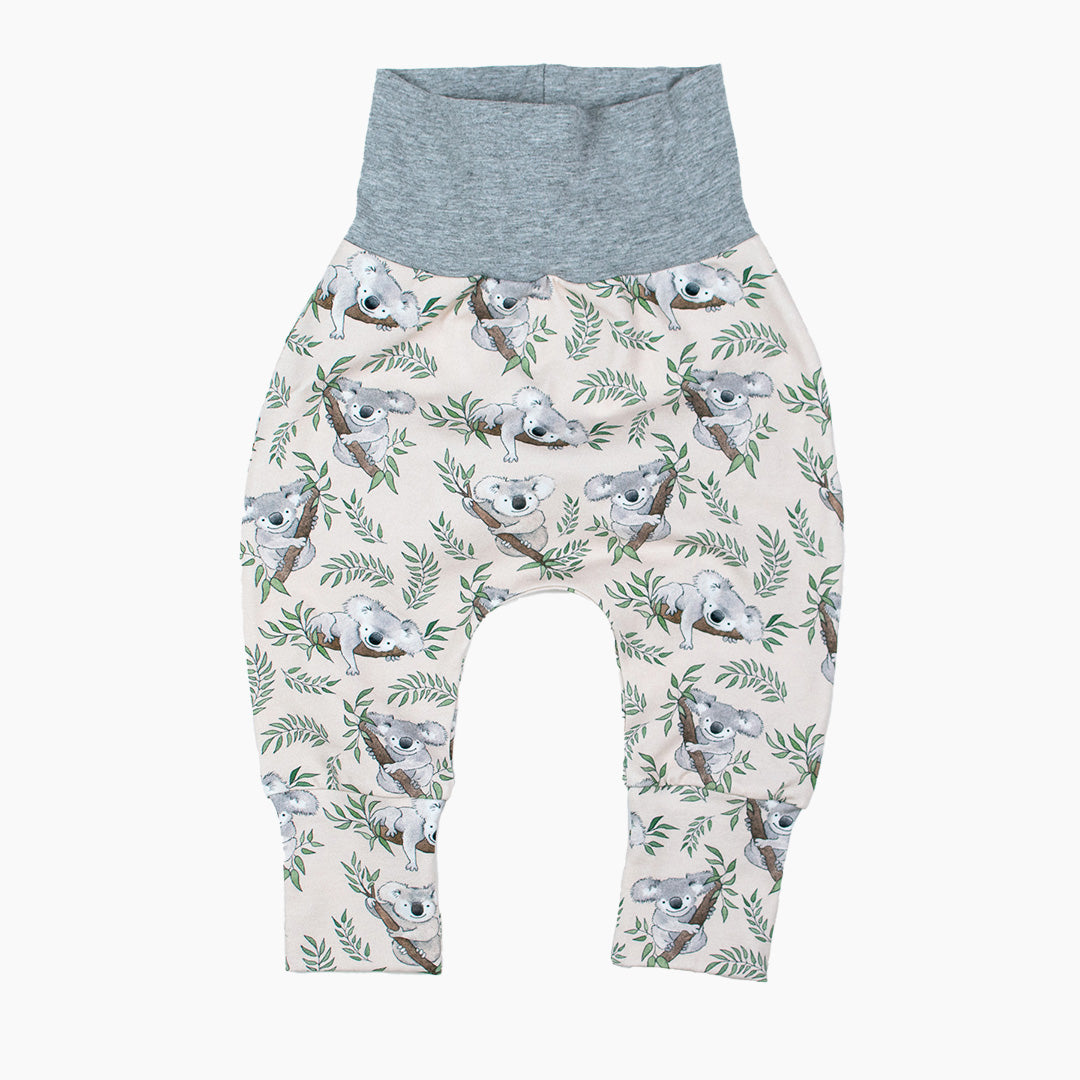 Cuddly Koalas Grow-With-Me Harem Pants – Pure Colour Baby