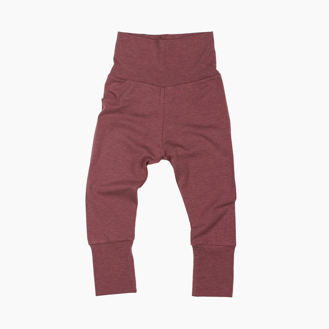 Berry Grow-With-Me Leggings – Pure Colour Baby
