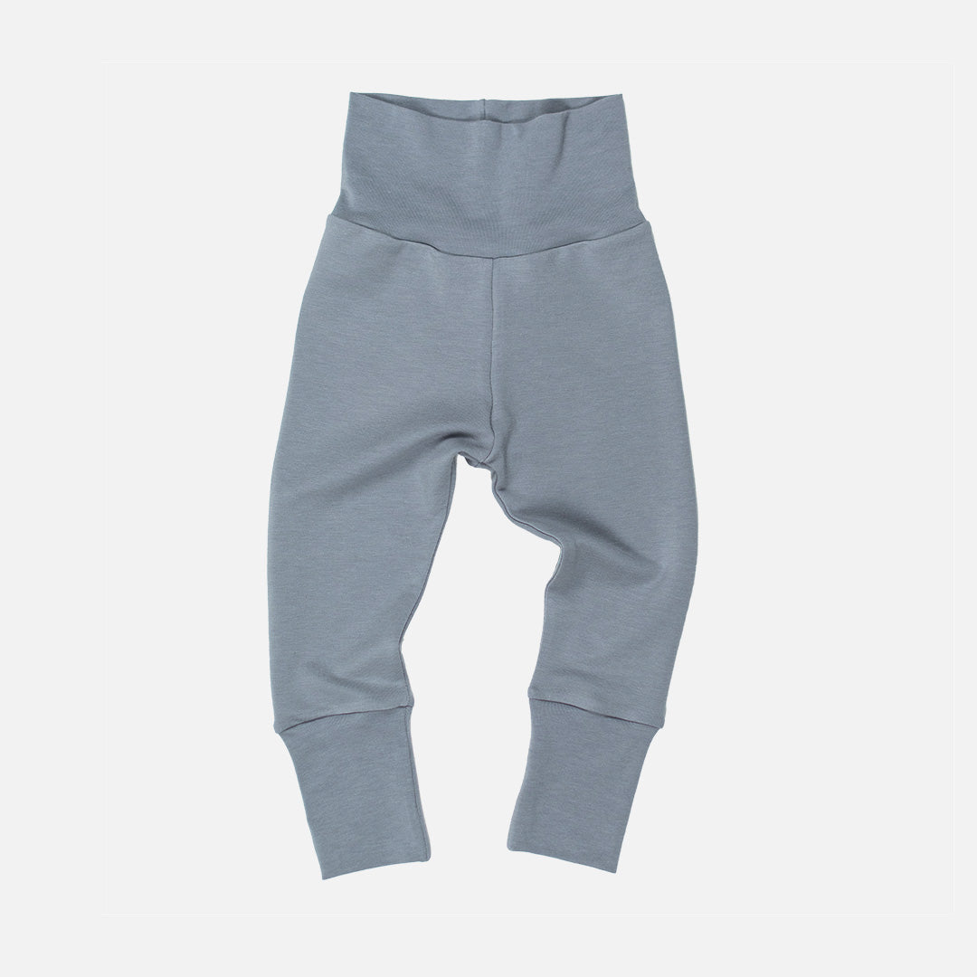 Kids’ Cotton Leggings - 500 Grey