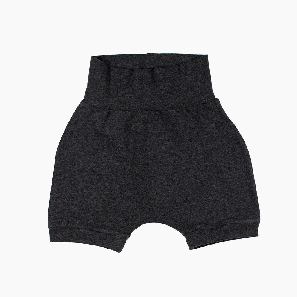 dark gray baby and toddler shorts